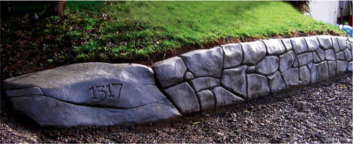 Faux Rock wall by Eric Dahl