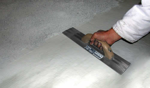 Floating Concrete - trowels