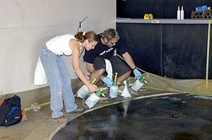 Decorative Concrete Floor Design from Shellie Rigsby